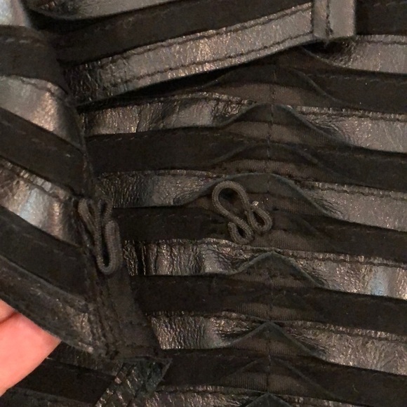 My Tribe Black Leather Vest - Picture 3 of 7